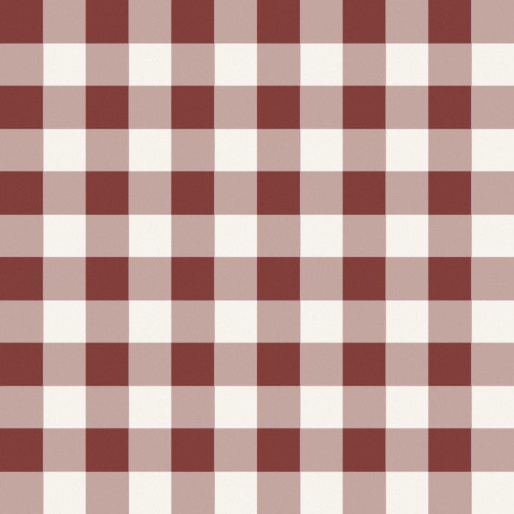 Swatch plate for gingham check: woven cotton sample